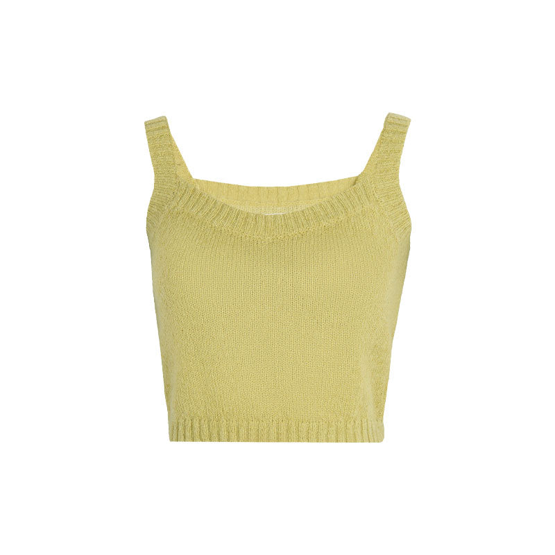 MALBON GOLF Martine Women's Top Set (Lime Sherbet)