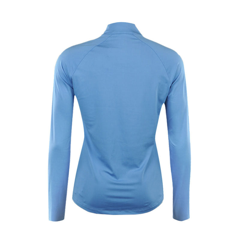 CALVIN KLEIN San Marcos 1/4 Zip Women's Long Sleeve Shirt (Cornflower)