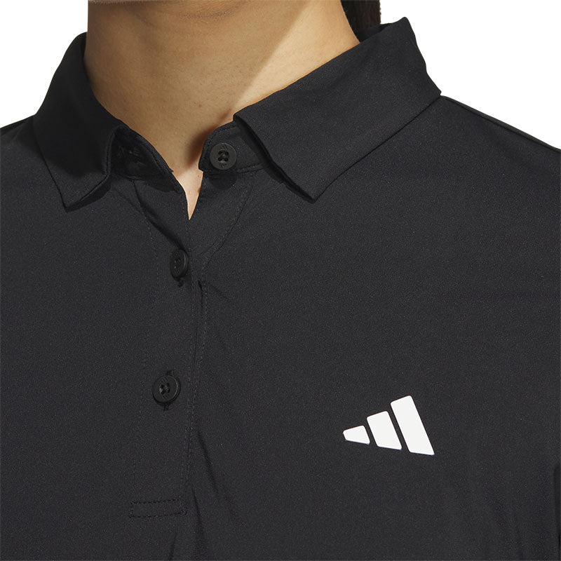 ADIDAS AEROREADY Women's Long Sleeve Polo (Black)