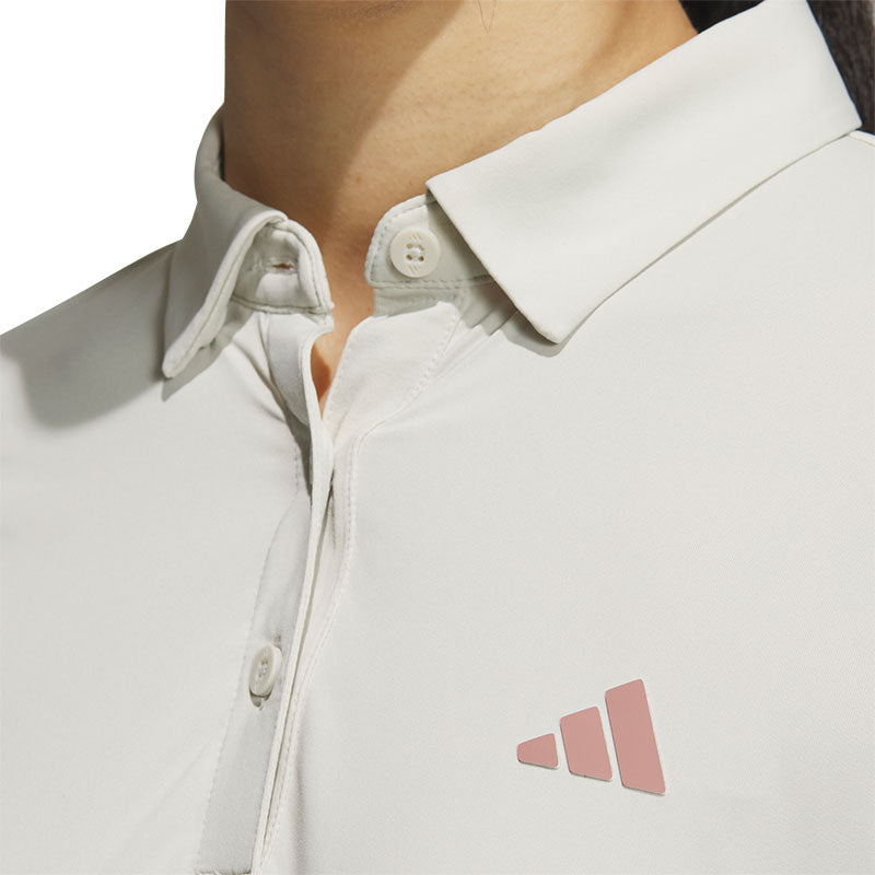 ADIDAS AEROREADY Women's Long Sleeve Polo (Alumina)