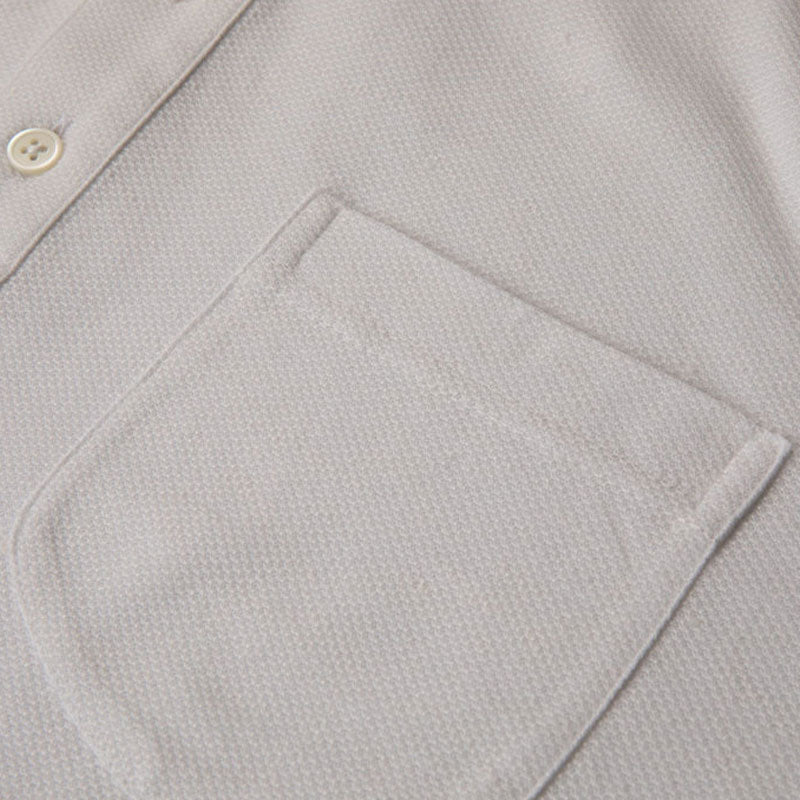 PETER MILLAR Croxley Men's Long Sleeve Polo (British Grey)