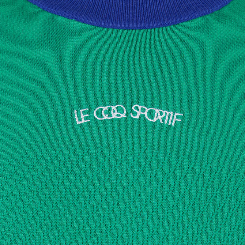 LE COQ SPORTIF GOLF New Basic Knit Women's Mock Shirt (Green)