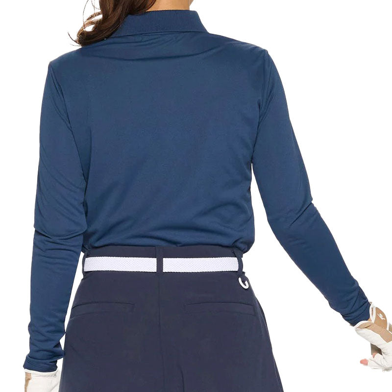 LE COQ SPORTIF GOLF Women's Long Sleeve Polo (Navy)