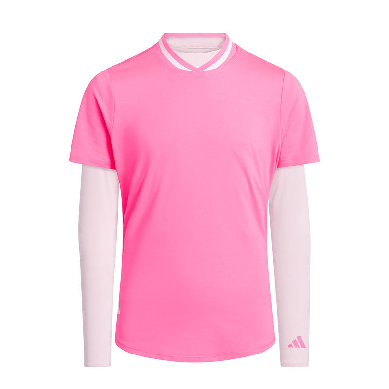 ADIDAS Performance AEROREADY 3-In-1 Girl's Polo (Pink)