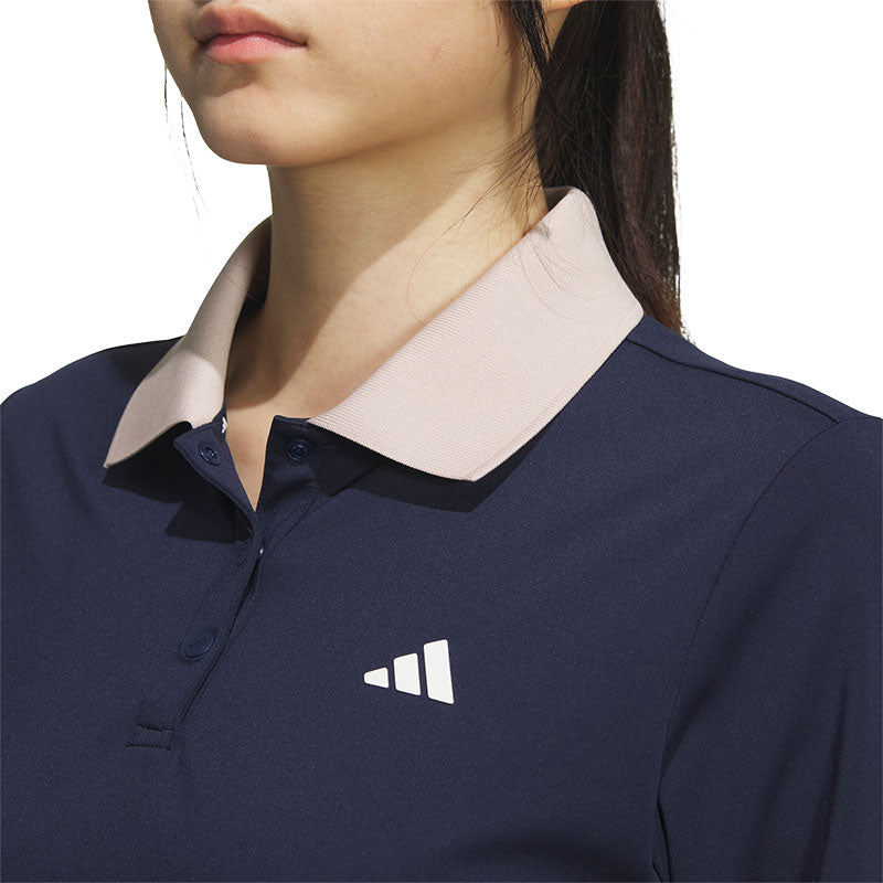 ADIDAS HEAT.RDY Women's Long Sleeve Polo (Taupe)