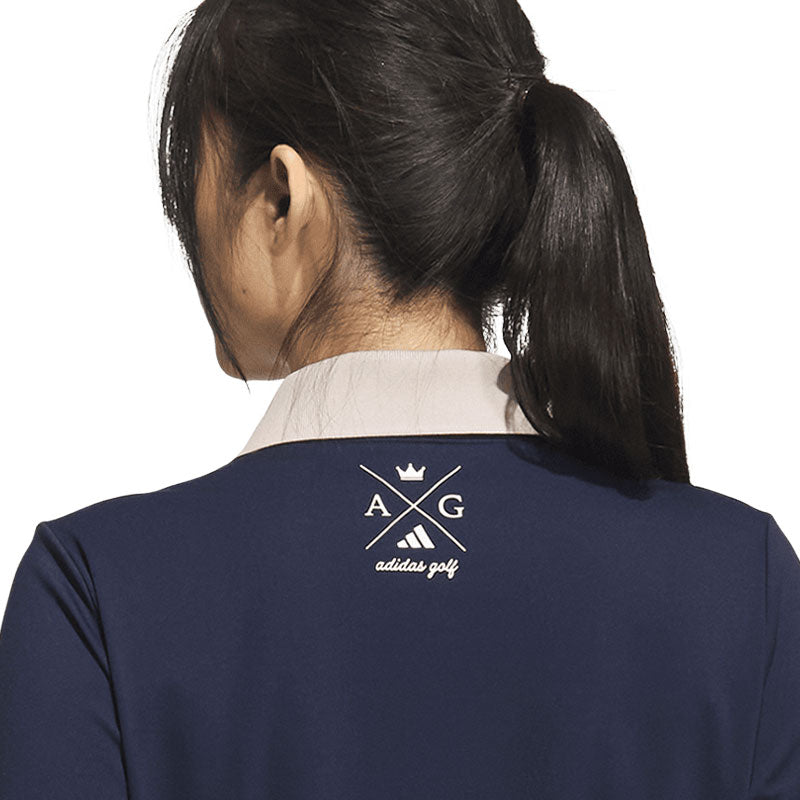 ADIDAS HEAT.RDY Women's Long Sleeve Polo (Taupe)