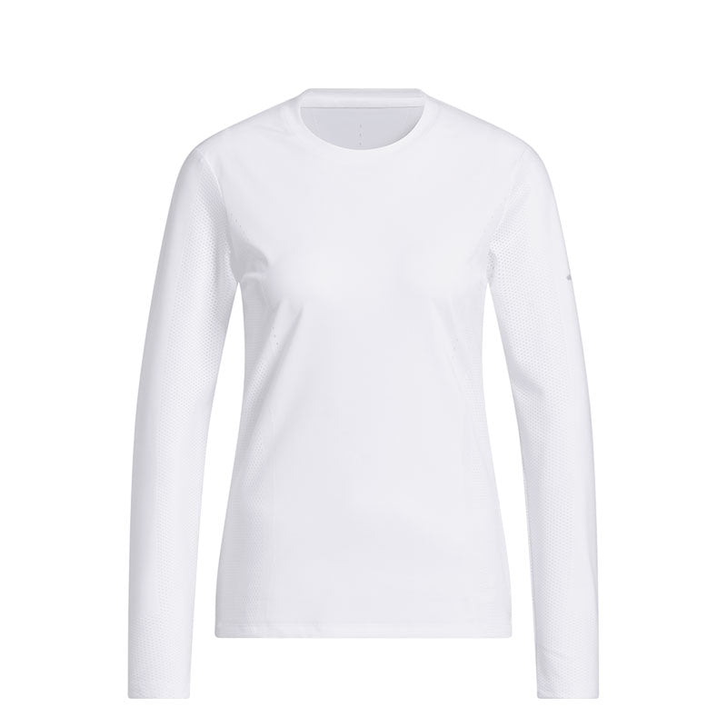 ADIDAS Ultimate365 Tour Engineered Women's Long Sleeve Shirt (White)