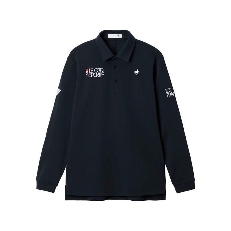 LE COQ SPORTIF GOLF Basic Men's Long Sleeve Polo (Navy)