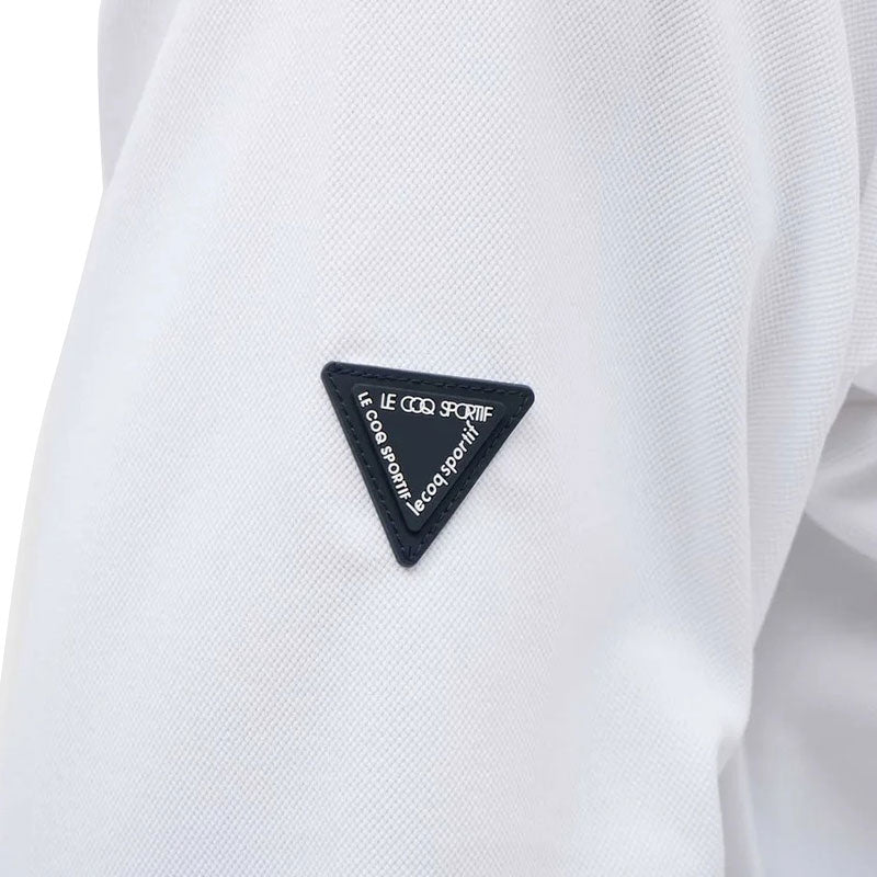 LE COQ SPORTIF GOLF Basic Men's Long Sleeve Polo (White)