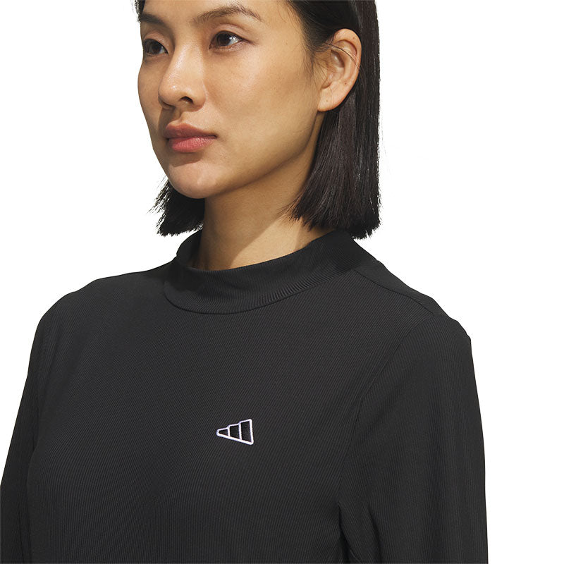 ADIDAS Climacool Women's Mock Neck Long Sleeve Shirt (Black)