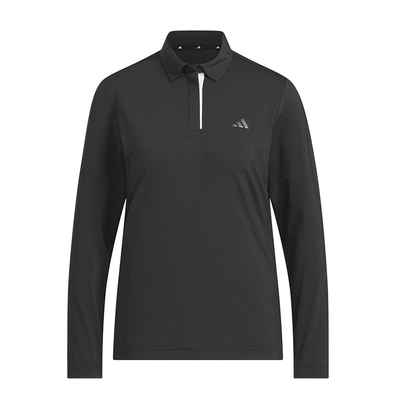 ADIDAS Ultimate365 Tour Women's Long Sleeve Polo (Black)