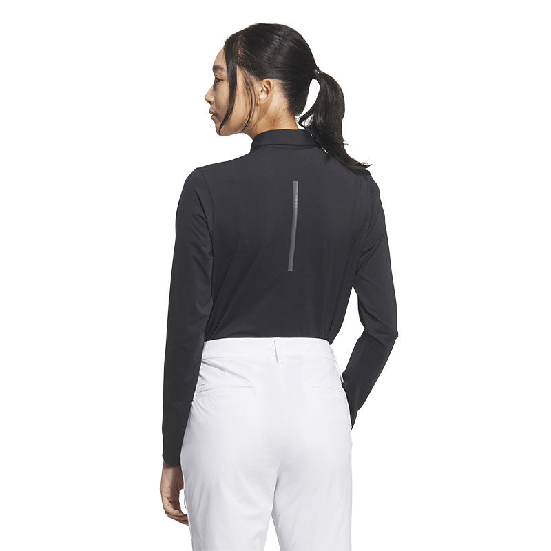 ADIDAS Ultimate365 Tour Women's Long Sleeve Polo (Black)