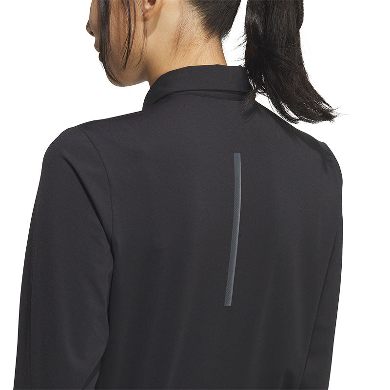 ADIDAS Ultimate365 Tour Women's Long Sleeve Polo (Black)
