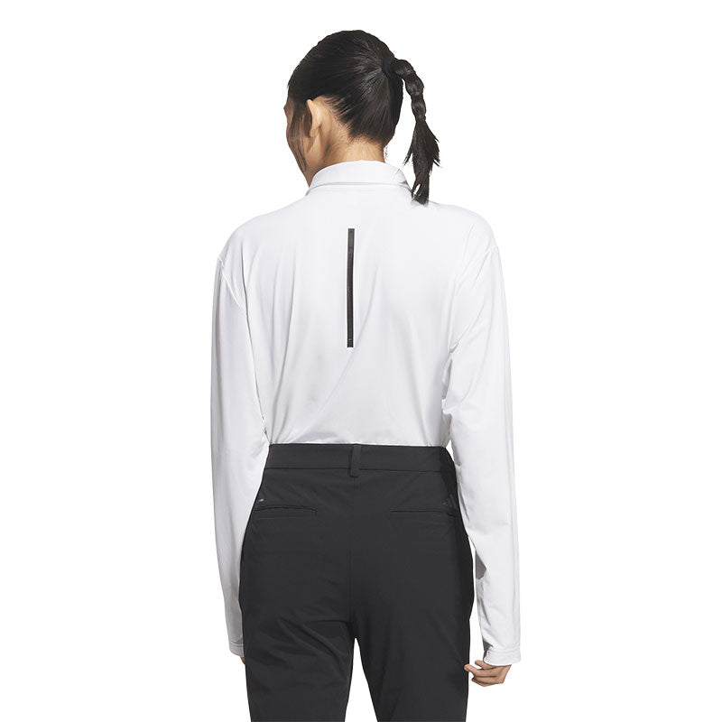 ADIDAS Ultimate365 Tour Women's Long Sleeve Polo (White)