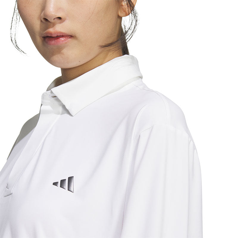 ADIDAS Ultimate365 Tour Women's Long Sleeve Polo (White)
