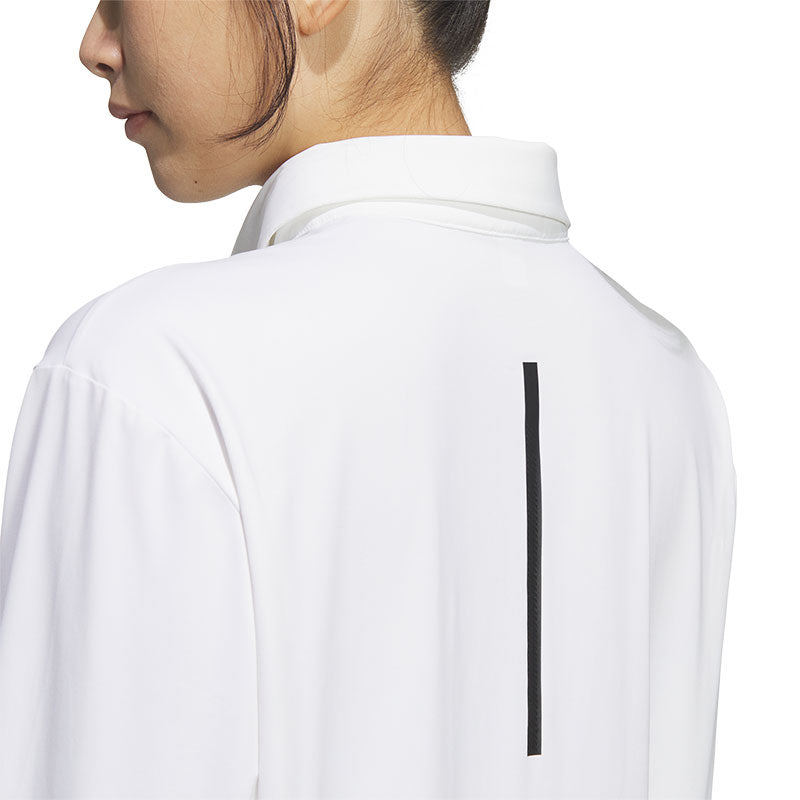 ADIDAS Ultimate365 Tour Women's Long Sleeve Polo (White)