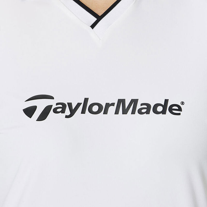 TAYLORMADE Skipper Women's Long-Sleeve Polo (White)