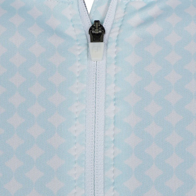 FOOTJOY 1/4 Zip Women's Long Sleeve Polo (Blue)