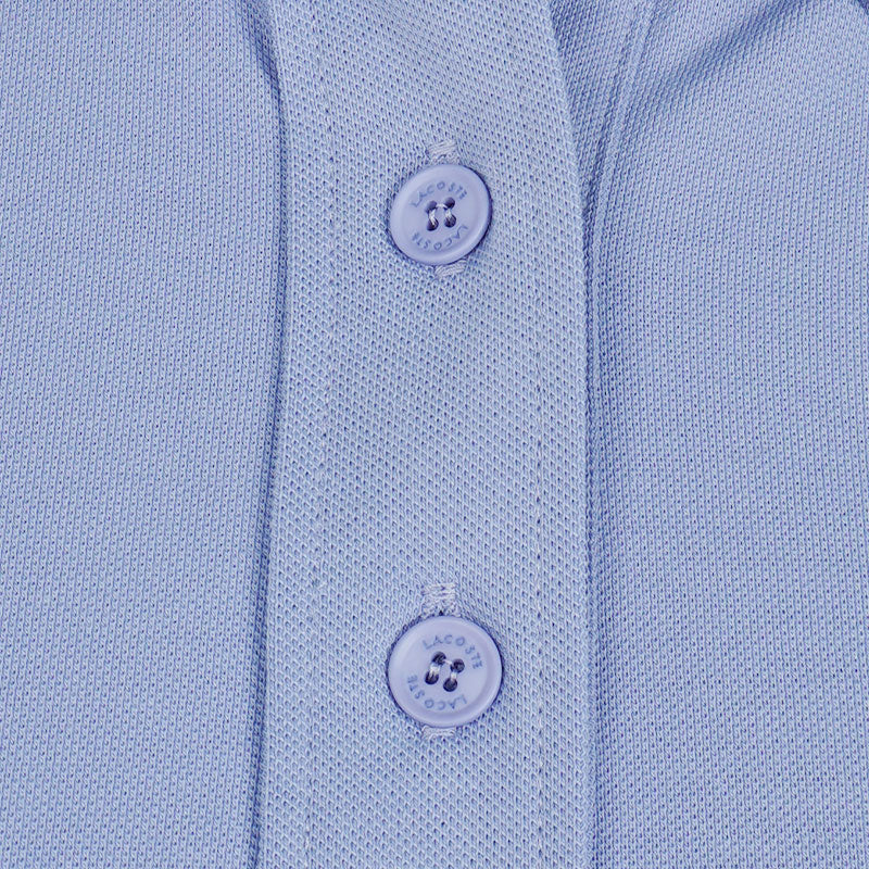 LACOSTE Thermo-Regulating UV Protect Women's Long Sleeve Polo (Delphinium)