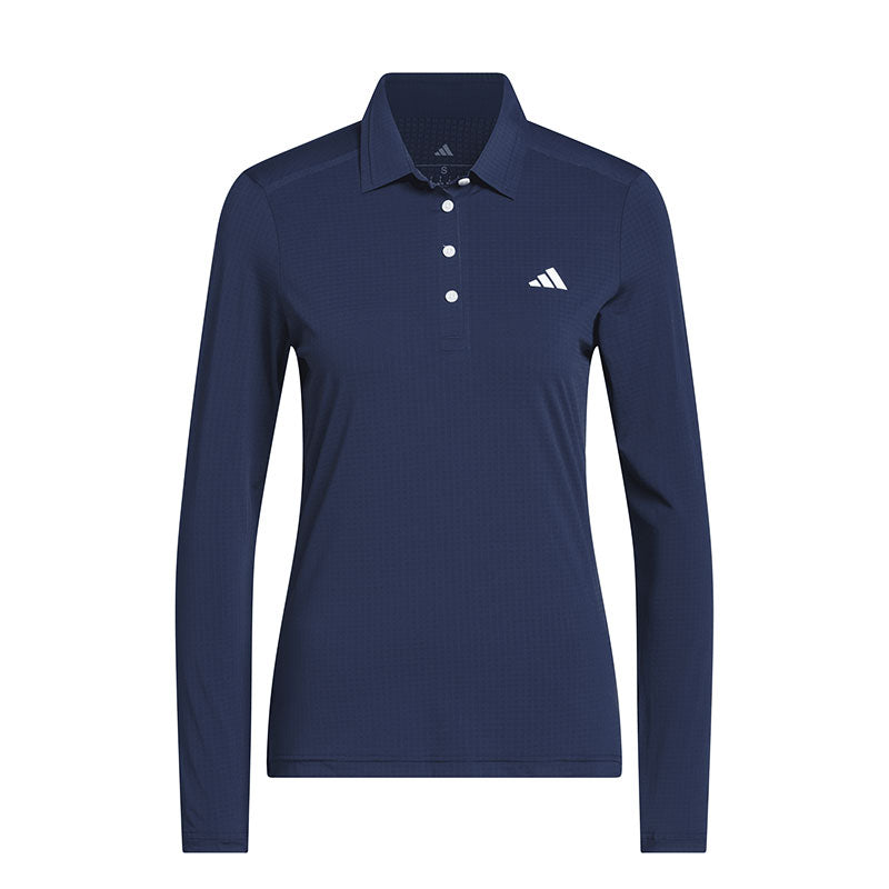 ADIDAS Ultimate365 Tour Climacool Women's Long Sleeve Polo (Navy)