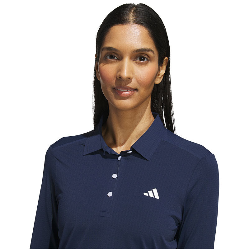 ADIDAS Ultimate365 Tour Climacool Women's Long Sleeve Polo (Navy)