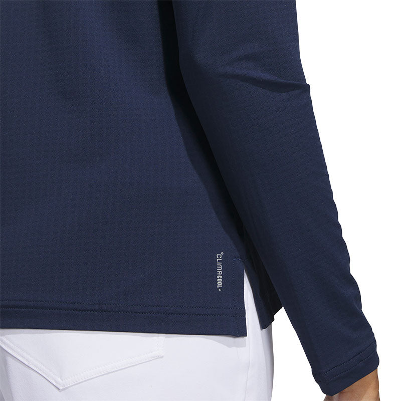 ADIDAS Ultimate365 Tour Climacool Women's Long Sleeve Polo (Navy)