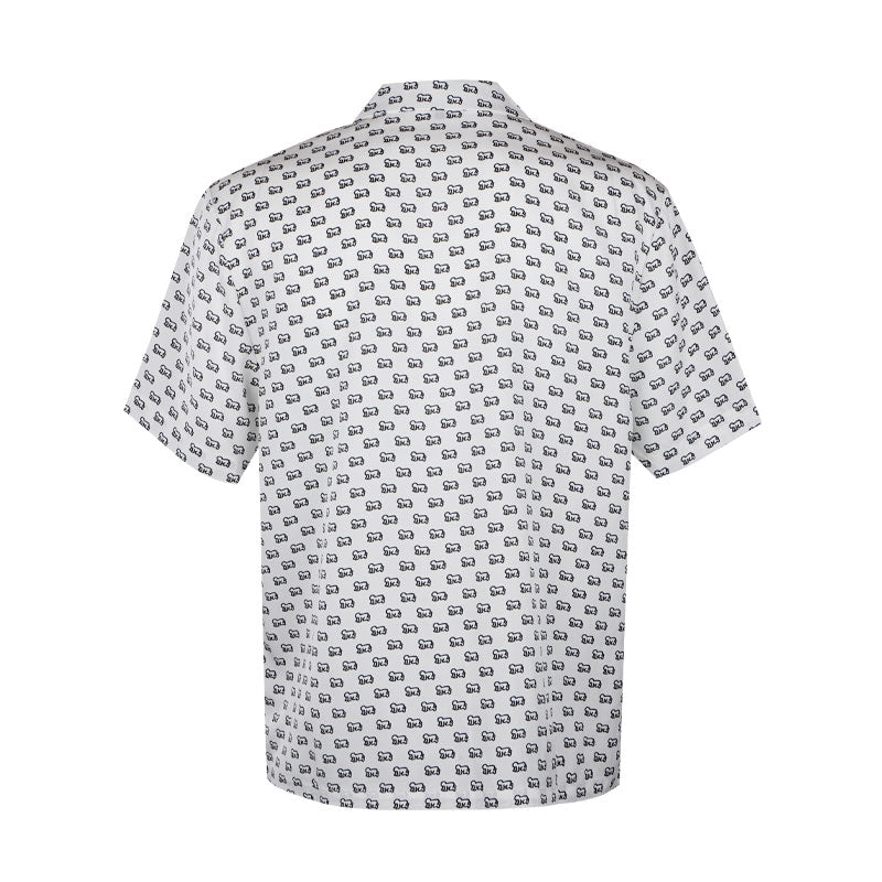 MALBON GOLF x Keith Haring Camp Men's Shirt (White)