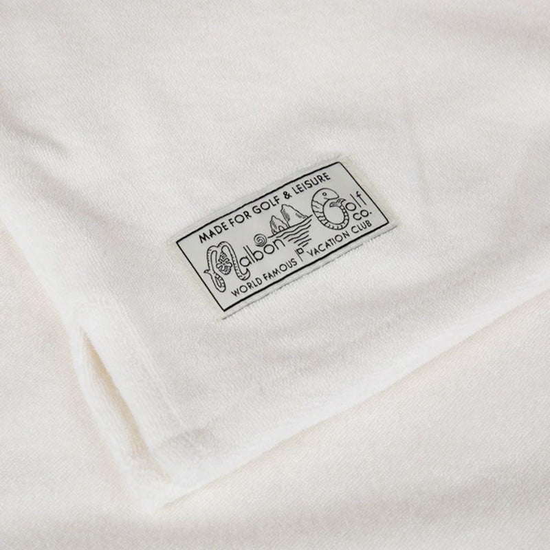 MALBON GOLF Bosco Men's Button Up Shirt (Ivory)