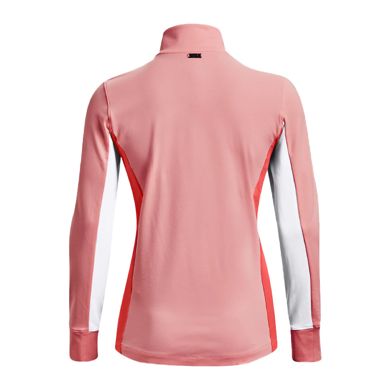 UNDER ARMOUR Storm Midlayer 1/2 Zip Women's Long Sleeve Shirt (Pink Sands)