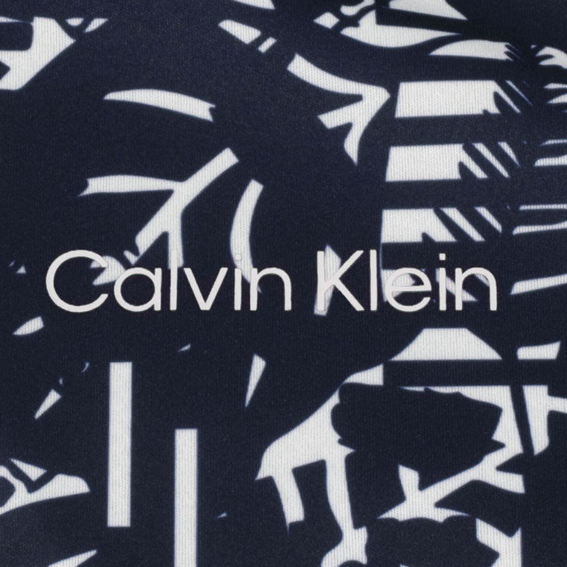 CALVIN KLEIN Westgate Half-Zip Men's Long Sleeve Shirt (White/Evening Blue)