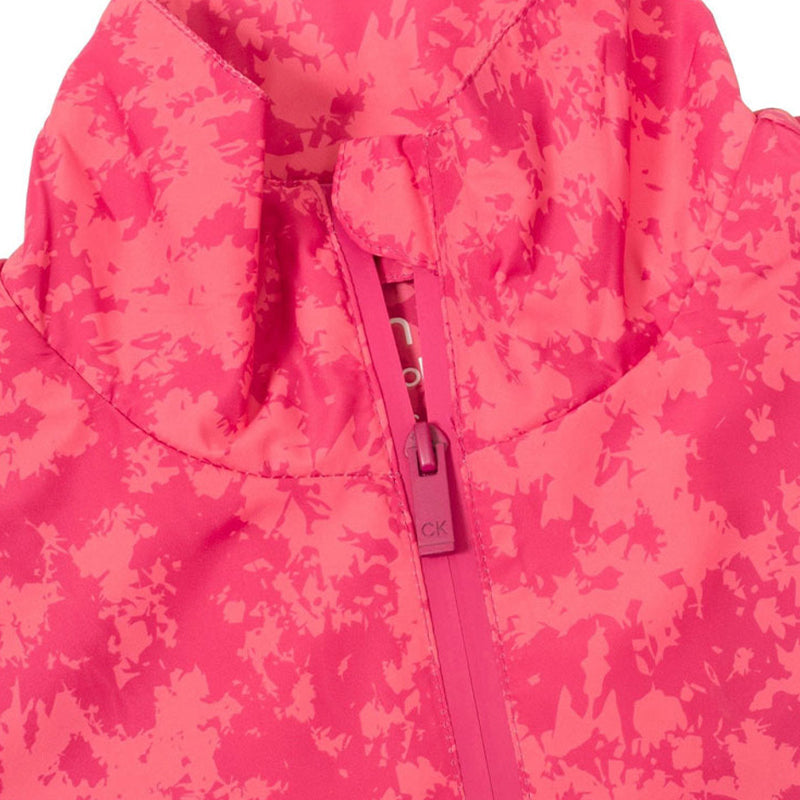 CALVIN KLEIN Canvas Print Women's Windbreaker (Pink)