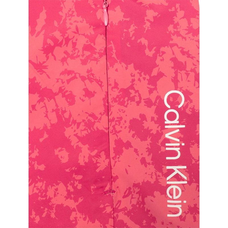 CALVIN KLEIN Canvas Print Women's Windbreaker (Pink)