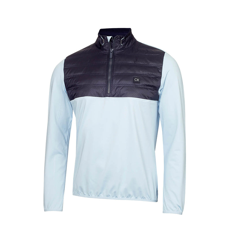 CALVIN KLEIN Rangewood Men's Half-Zip Hybrid (Blue)