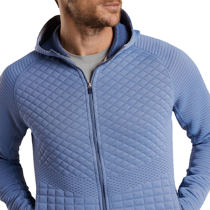PETER MILLAR Orion Performance Quilted Hooded Men's Jacket (Infinity)