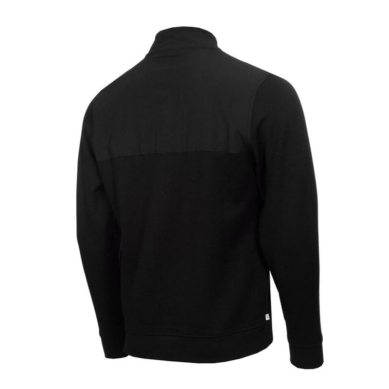 CALVIN KLEIN Casa Blanca Full Zip Hybrid Men's Sweatshirt (Black)