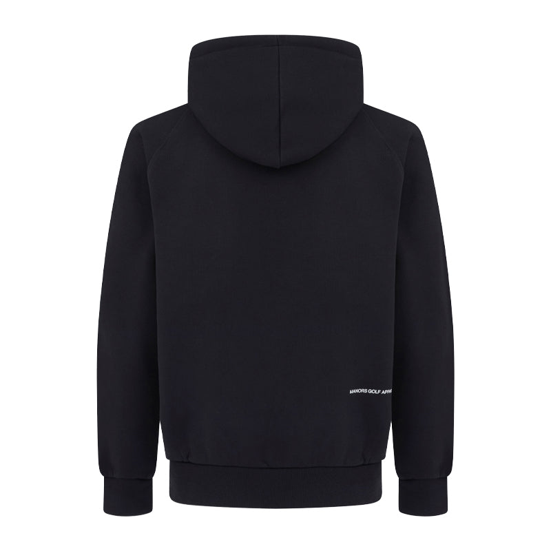 MANORS Organic Logo Men's Hoodie (Black)