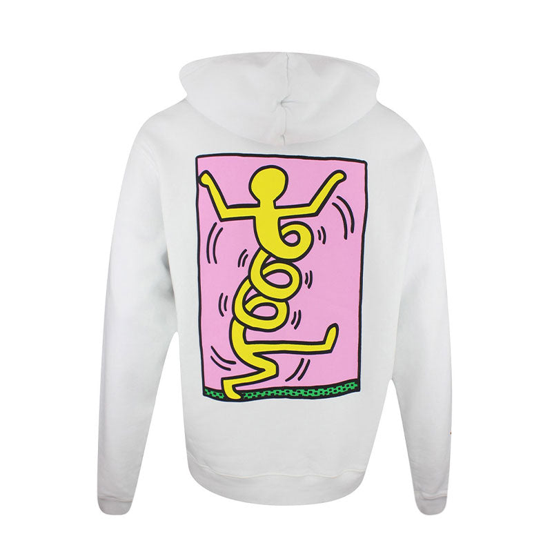MALBON GOLF x Keith Haring Men's Hoodie Jacket (White)