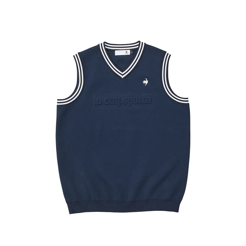 LE COQ SPORTIF GOLF Men's Knit Vest (Navy)