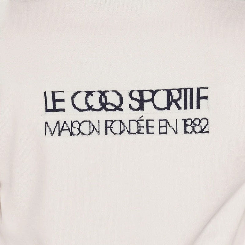 LE COQ SPORTIF GOLF Women's Mock Neck Sweater (White)