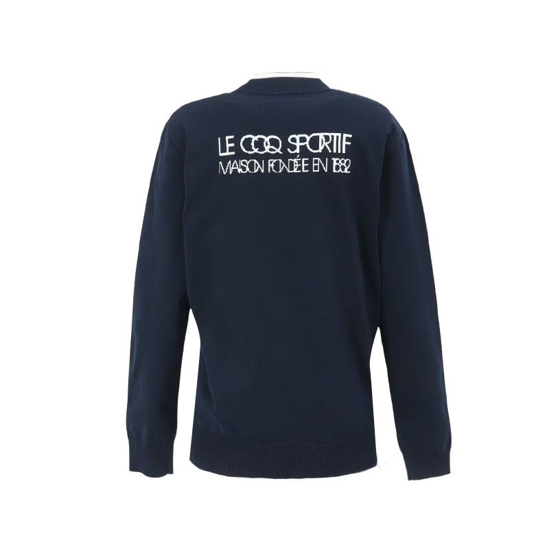 LE COQ SPORTIF GOLF Women's Mock Neck Sweater (Navy)