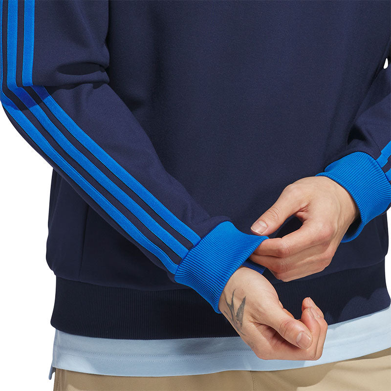 ADIDAS Originals 3-Stripes 1/4 Zip Men's Sweatshirt (Indigo)