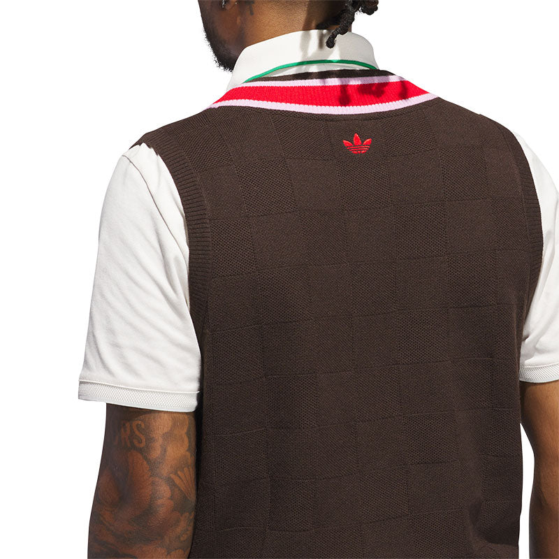 ADIDAS Originals Men's Knit Vest (Brown)