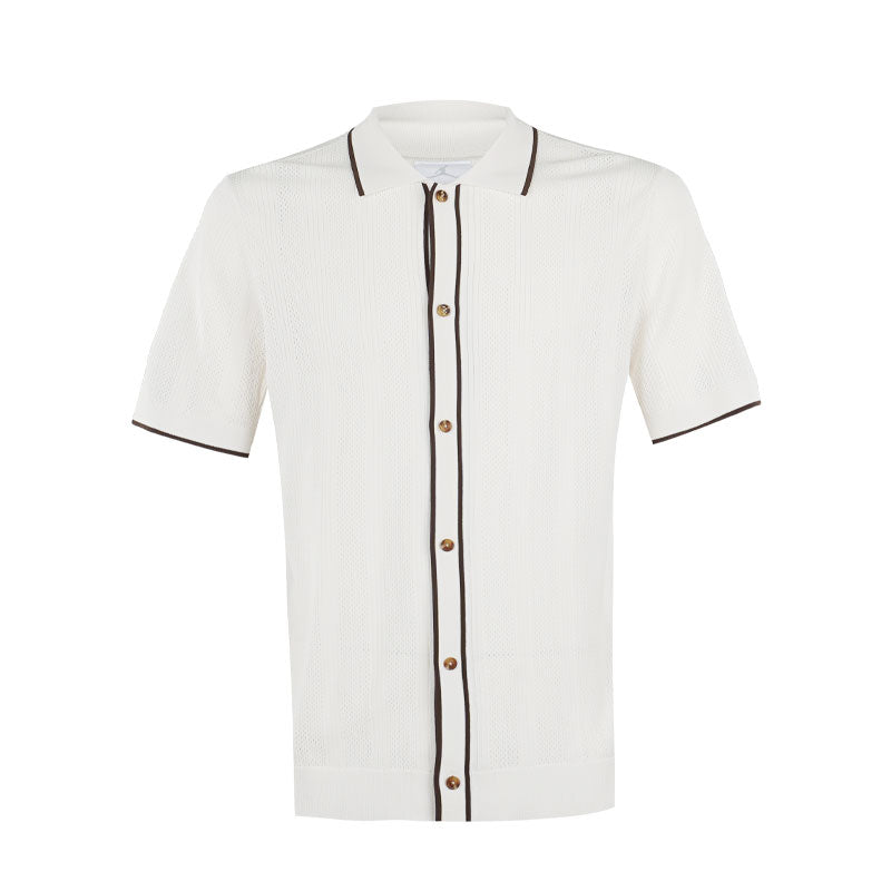 NIKE Jordan Sport Knit Button Down Men's Sweater (Phantom)