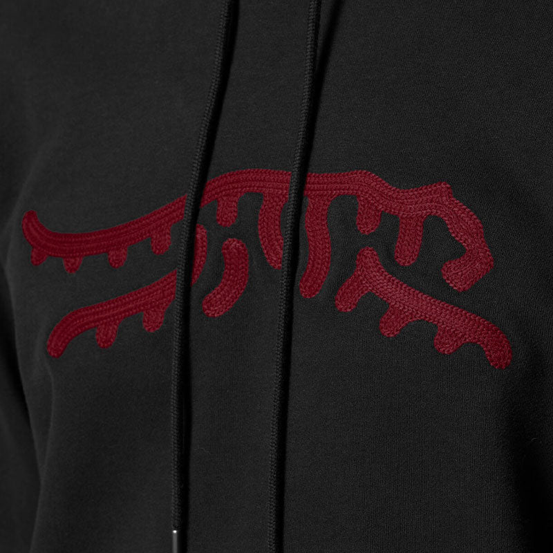SUN DAY RED Icon Chain Stitch Men's Hoodie (Black/Red)