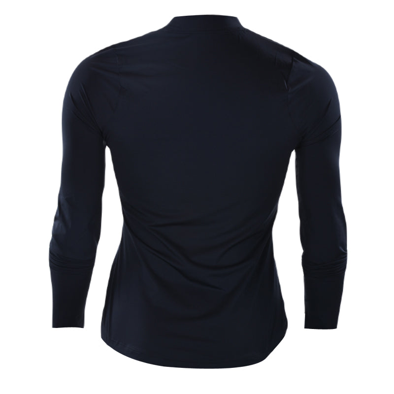 NIKE Dri-FIT UV Victory Crew Women's Inner Long Sleeve Shirt (Black)