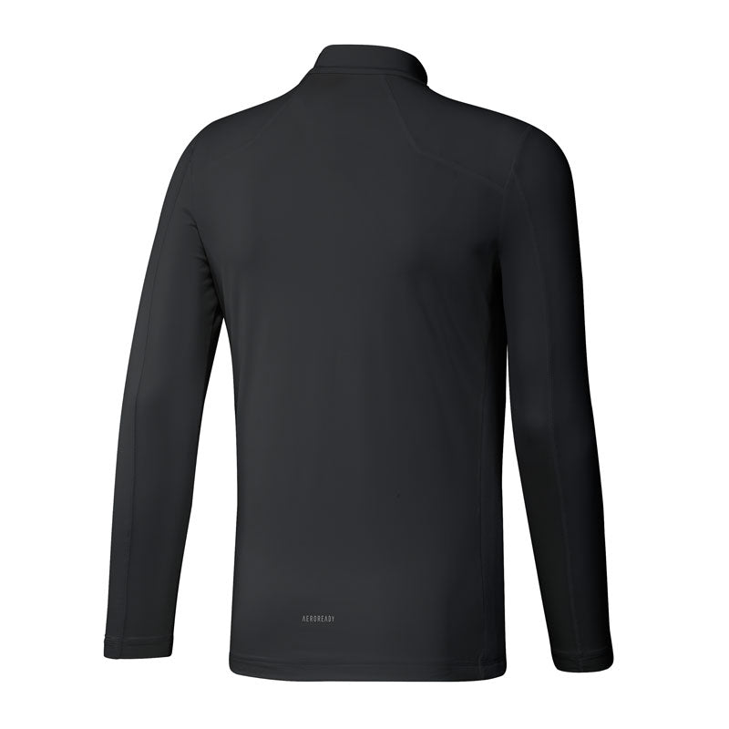 ADIDAS Mock Neck Baselayer Inner Men's Long Sleeve Shirt (Black)