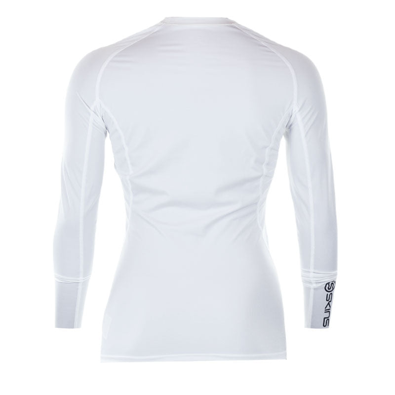 SKINS Series-1 Compression Women's Inner Long Sleeve Shirt (White)