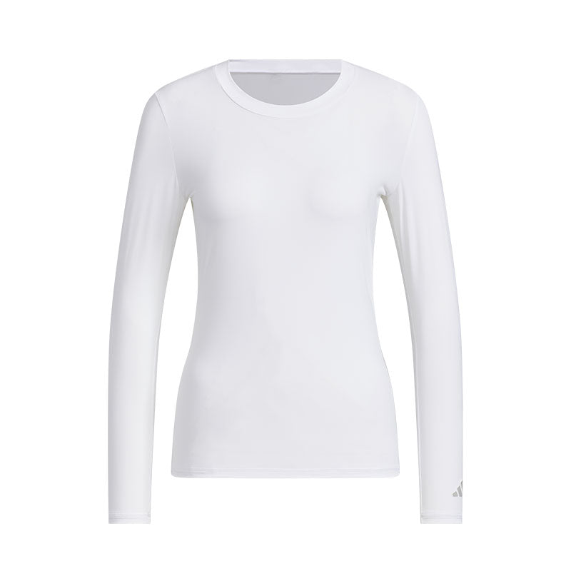 ADIDAS Mesh-Back Women's Long Sleeve Baselayer (White)