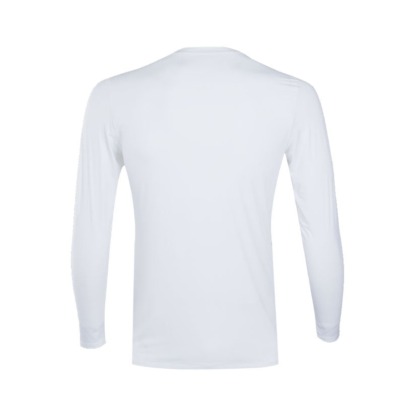 SPARMS Men's Round Neck Baselayer (White)