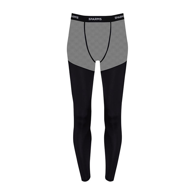 SPARMS Sun Protection Unisex Leggings (Black)